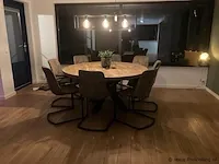 Ronde eettafel met matrix onderstel - ᴓ 150cm - afbeelding 2 van  2