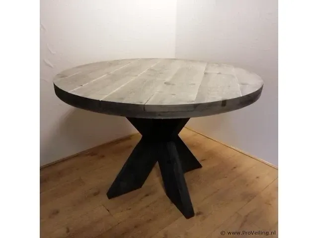 Ronde eettafel met matrix onderstel - ᴓ 150cm - afbeelding 1 van  3