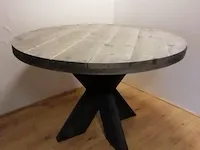 Ronde eettafel met matrix onderstel - ᴓ 150cm - afbeelding 1 van  3