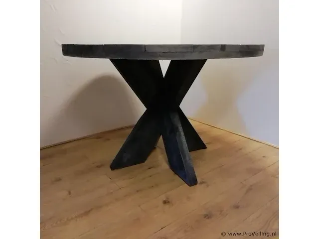 Ronde eettafel met matrix onderstel - ᴓ 150cm - afbeelding 2 van  3