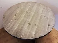 Ronde eettafel met matrix onderstel - ᴓ 150cm - afbeelding 3 van  3