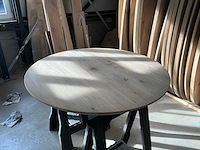 Ronde eikenhout tafelblad 1000x1000 (11x) - afbeelding 1 van  4