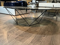 Ronde glazen salontafel - afbeelding 4 van  8