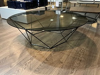 Ronde glazen salontafel - afbeelding 5 van  8