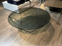 Ronde glazen salontafel - afbeelding 6 van  8