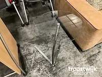 Ronde glazen tafel - afbeelding 1 van  2