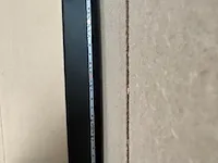 Ronde led spiegel met zwart frame 90cm hr badmeubelen, spiegel - afbeelding 4 van  4