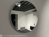 Ronde spiegel, zilver - afbeelding 2 van  3