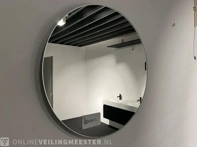 Ronde spiegel, zilver - afbeelding 3 van  3