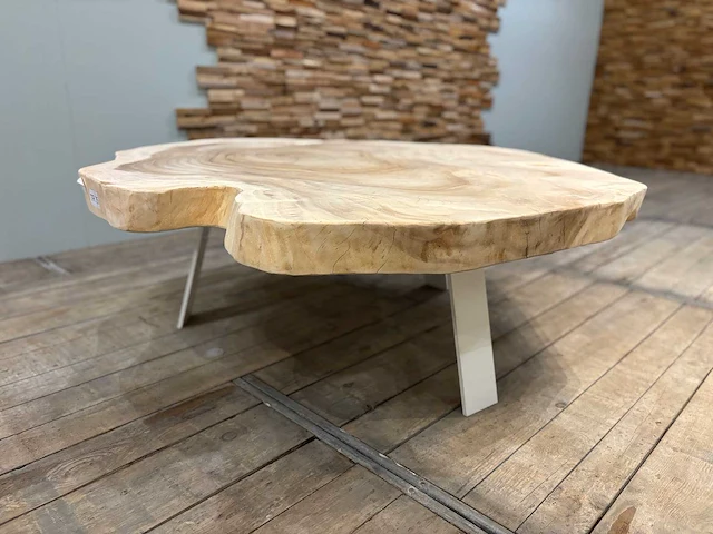 Ronde suar salontafel - afbeelding 1 van  3