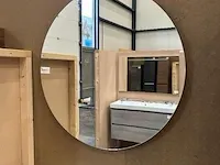 Rondo spiegel 90cm met led verlichting hr badmeubelen, spiegel - afbeelding 1 van  3