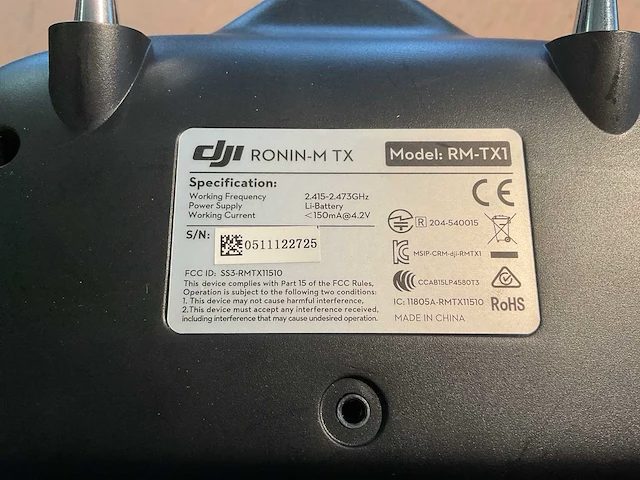Ronin-m rm-tx1 camerastabilisator remotecontrol - afbeelding 3 van  3