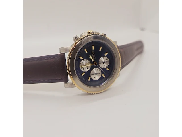 Ronson chronograph two tone herenhorloge - afbeelding 6 van  7