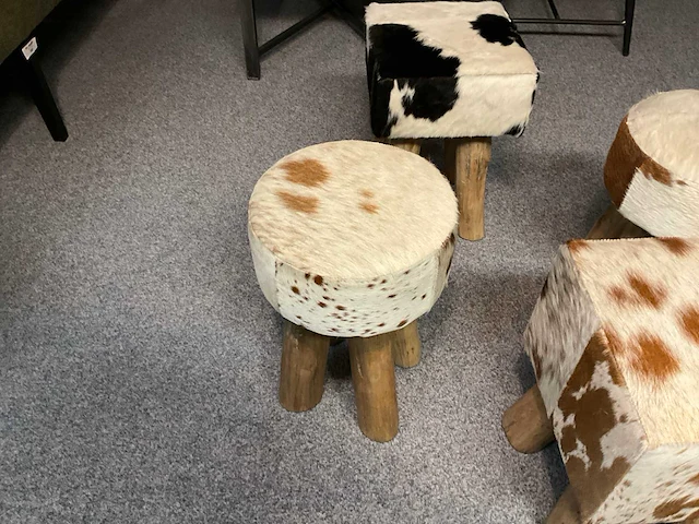 Rood- en zwarte bonte kruk (14x) - afbeelding 4 van  10