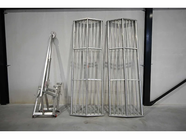 Roof safety systems dbh rss s219 5-delige aluminium dakrand beveiligingset - afbeelding 1 van  7