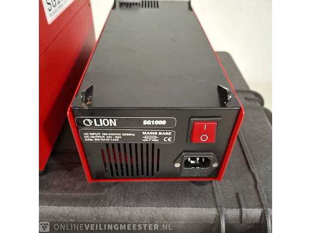 Rookgenerator in koffer lion, sg1000 - afbeelding 7 van  12