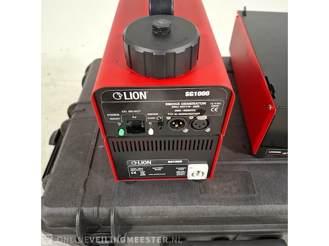 Rookgenerator in koffer lion, sg1000 - afbeelding 10 van  12