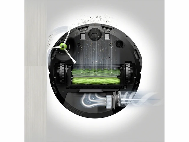 Roomba i455840-robotstofzuiger met wifi-verbinding en met automatische vuilafvoer - met dubbele rubberen borstels voor alle vloertypen zwart - afbeelding 2 van  5