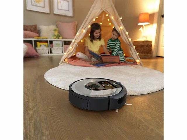 Roomba i7+ (i7556) robotstofzuiger borstels zonder klitten van dierenharen slimme navigatie zilver - afbeelding 4 van  6