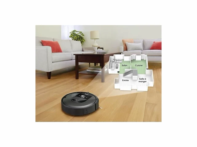 Roomba i7+ (i7556) robotstofzuiger borstels zonder klitten van dierenharen slimme navigatie - afbeelding 2 van  4