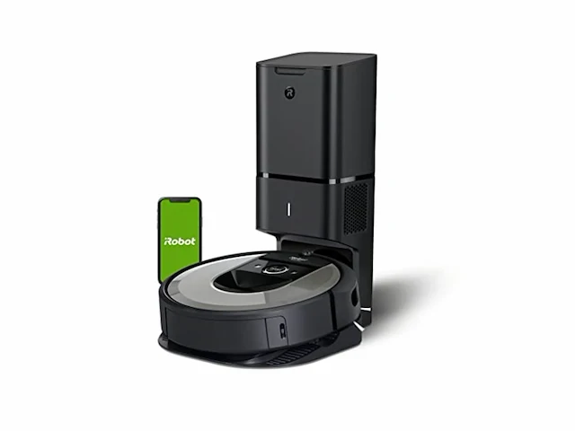 Roomba i7+ (i7556) robotstofzuiger borstels zonder klitten van dierenharen slimme navigatie - afbeelding 1 van  4