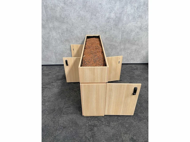 Roomdivider/ kast met plantenbak - afbeelding 5 van  13