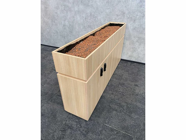 Roomdivider/ kast met plantenbak - afbeelding 4 van  13