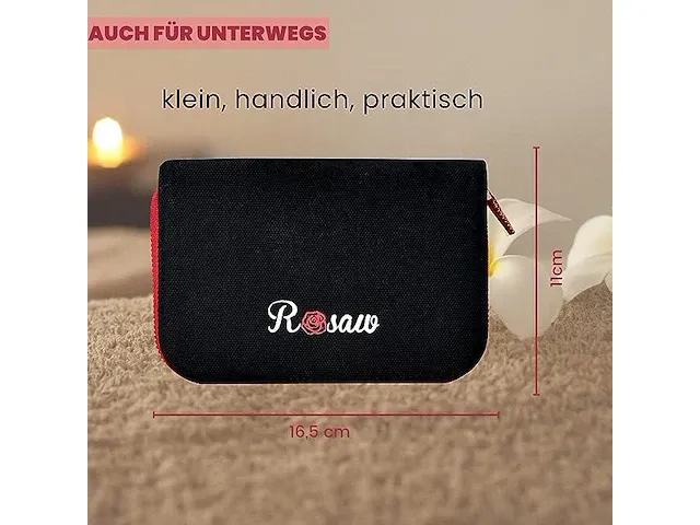 Rosaw manicure & pedicureset, 10-delige nagelverzorgingsset - afbeelding 2 van  4