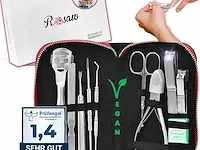 Rosaw manicure & pedicureset, 10-delige nagelverzorgingsset - afbeelding 4 van  4