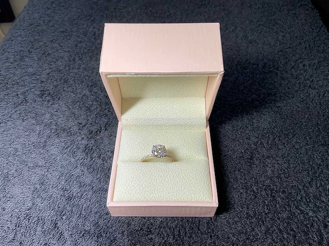 Rose gouden ring met 21 diamanten 2,19 crt. - afbeelding 1 van  9
