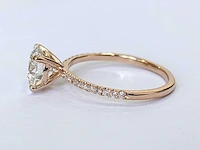 Rose gouden ring met 21 diamanten 2,19 crt. - afbeelding 9 van  9