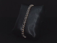 Rosegouden armband met 16.00 carat zwarte briljant geslepen diamanten - afbeelding 4 van  9