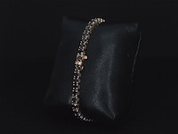 Rosegouden armband met 16.00 carat zwarte briljant geslepen diamanten - afbeelding 6 van  9