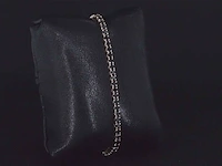 Rosegouden armband met 7.00 carat zwarte briljant geslepen diamanten - afbeelding 4 van  9