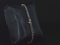 Rosegouden armband met 7.00 carat zwarte briljant geslepen diamanten - afbeelding 5 van  9