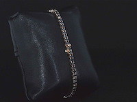 Rosegouden armband met 7.00 carat zwarte briljant geslepen diamanten - afbeelding 5 van  7