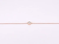 Rosegouden armband met diamant 0.10 carat - afbeelding 1 van  5