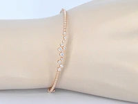 Rosegouden armband met diamanten - afbeelding 2 van  9
