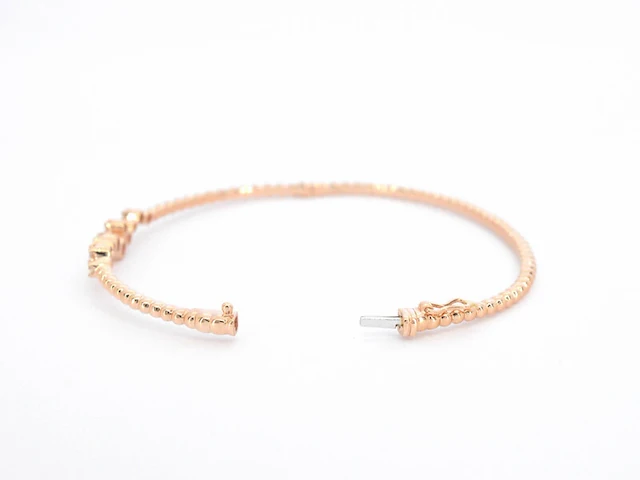 Rosegouden armband met diamanten - afbeelding 6 van  9