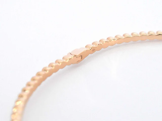 Rosegouden armband met diamanten - afbeelding 7 van  9