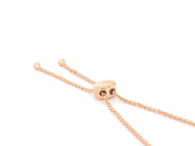Rosegouden armband met diamanten - afbeelding 4 van  8