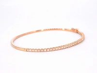 Rosegouden diamanten armband - afbeelding 4 van  12