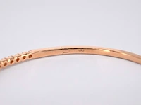 Rosegouden diamanten armband - afbeelding 8 van  12