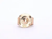 Rosegouden oorbellen met diamant - afbeelding 2 van  11