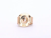 Rosegouden oorbellen met diamant - afbeelding 2 van  10