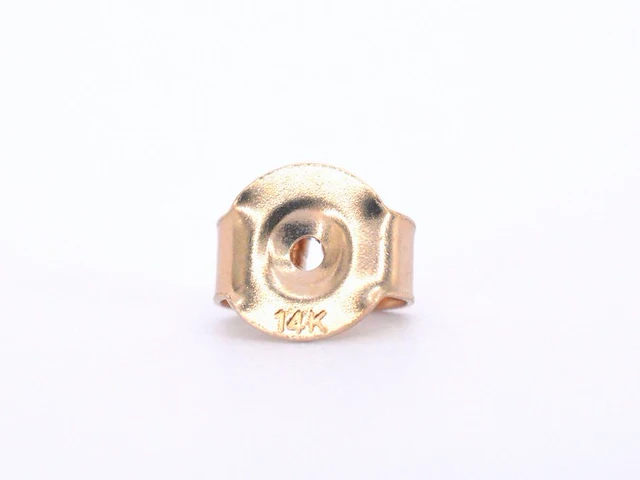 Rosegouden oorbellen met diamant - afbeelding 2 van  12