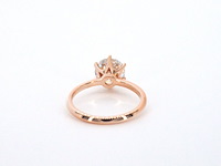 Rosegouden ring met een briljant geslepen diamant van 2.00 carat - afbeelding 8 van  11