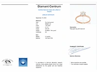 Rosegouden ring met een briljant geslepen diamanten van 1.00 carat - afbeelding 5 van  11