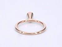 Rosegouden ring met tanzaniet - afbeelding 9 van  11