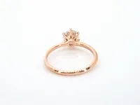 Rosegouden solitair ring met 1.50 carat briljant - afbeelding 9 van  11